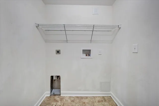 a view of a small space