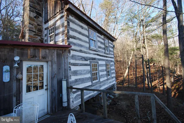 a backyard of a house