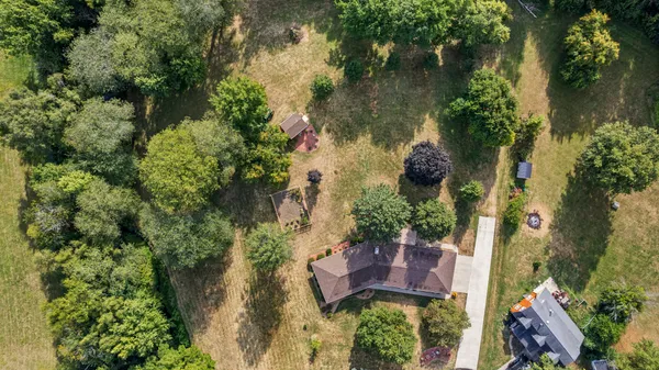 a bird view of a bath room