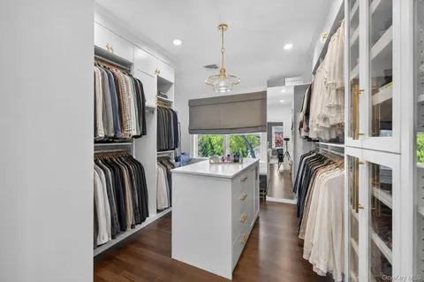 a view of a walk in closet