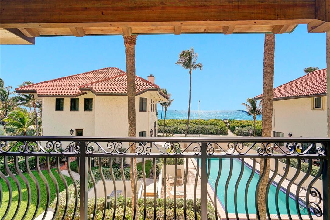 5450 Old Ocean Boulevard, Unit 6 Ocean Ridge, FL 33435 - Photo 2 of 25 Master Bedroom Balcony