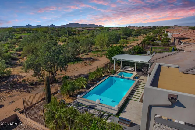 a view of a chairs and tables in the patio