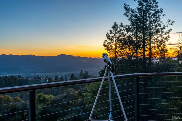 a view of a yard with patio