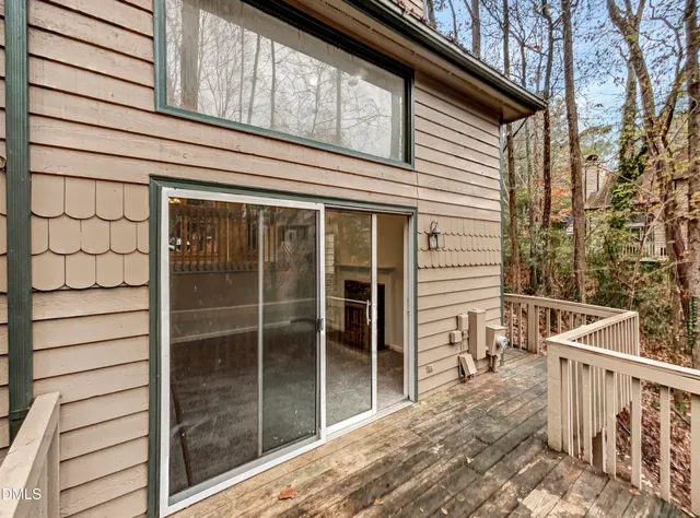 a view of a house with a window