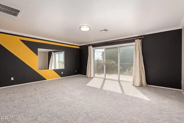 a view of a room with window