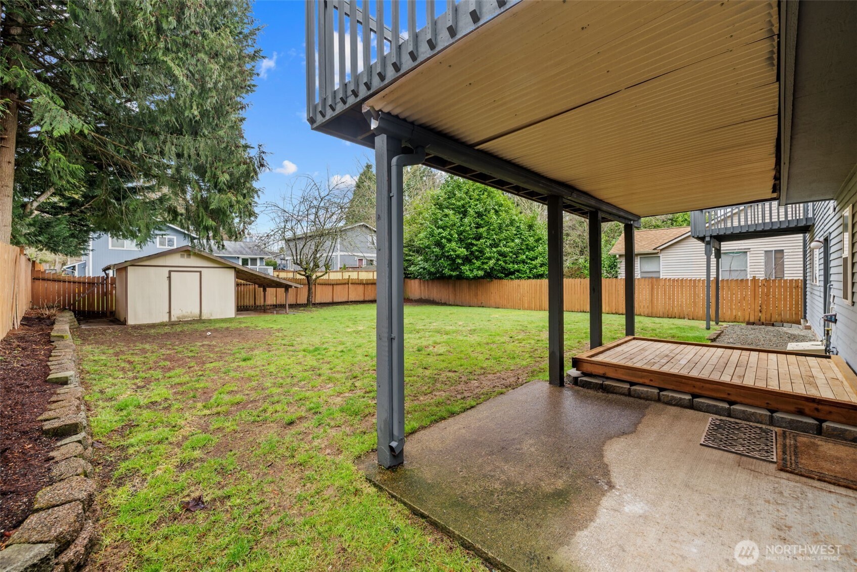 21641 Southeast 266th Street Maple Valley, WA 98038 - Photo 34 of 40 a balcony with pool table and chairs