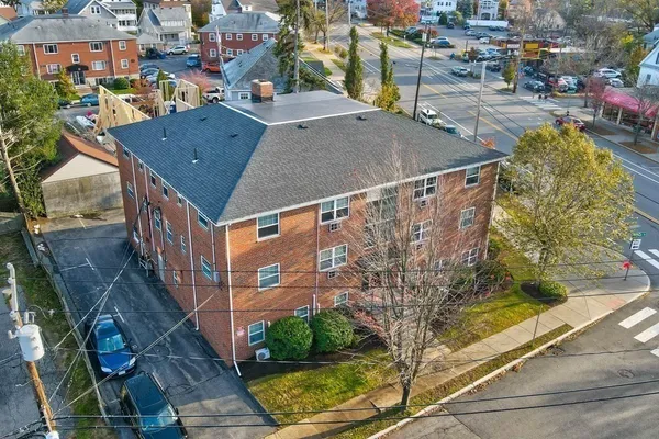 a aerial view of multiple houses