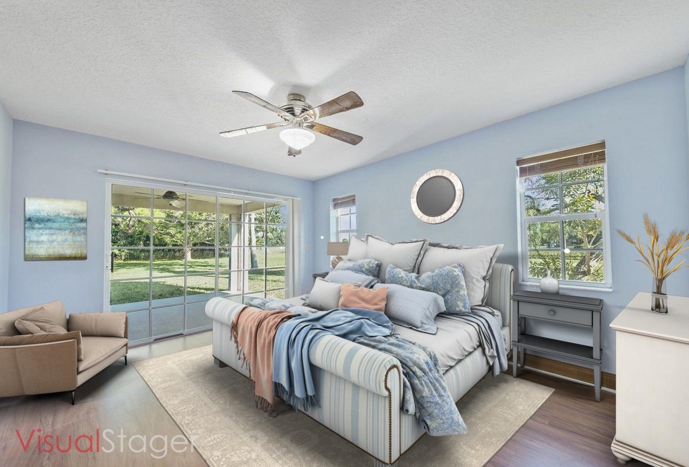 13000 Barwick Road Boynton Beach, FL 33436 - Photo 24 of 58 Guest House Master Bedroom