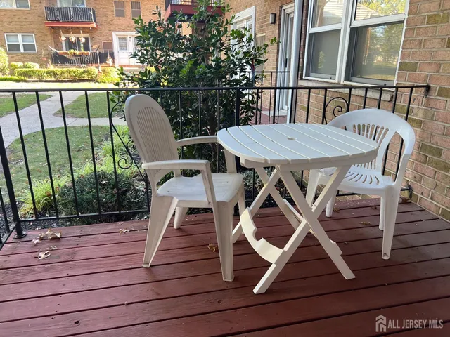 a view of a outdoor seating area