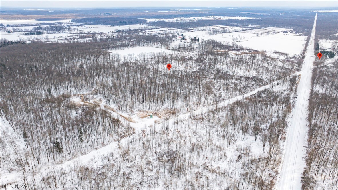 2831 South Denmark Road Jefferson, OH 44047 - Photo 14 of 18 View of snowy aerial view