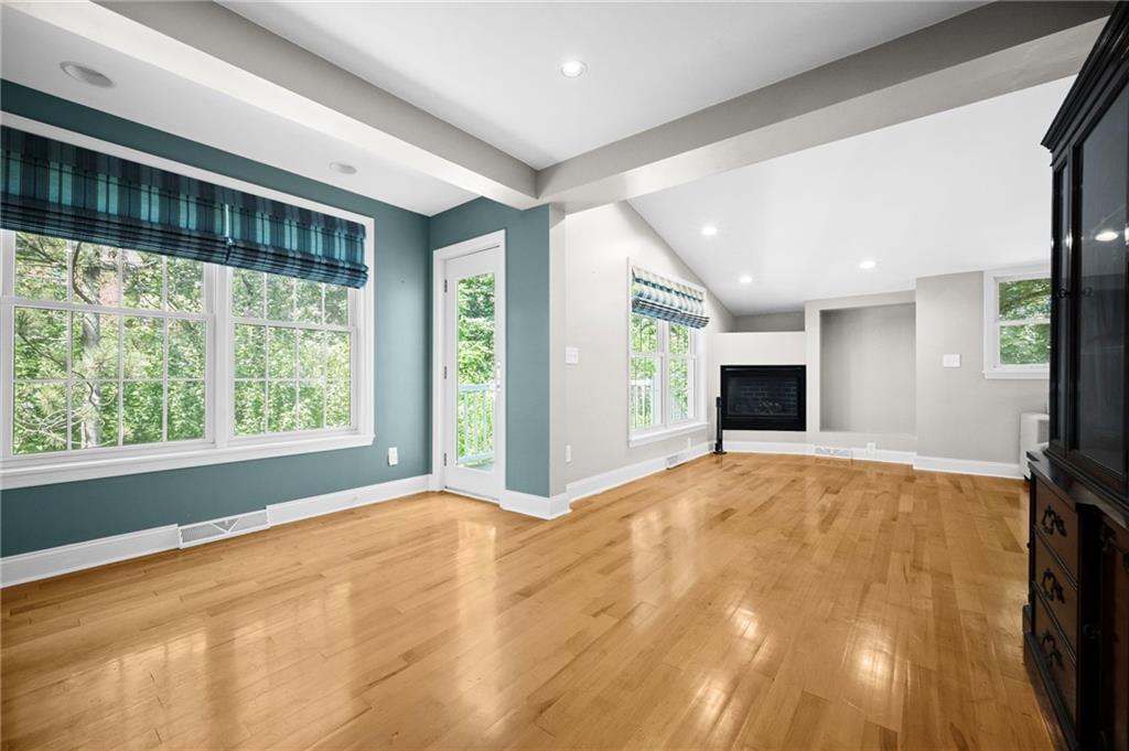 371 Highland Road Pittsburgh, PA 15235 - Photo 20 of 50 a view of an empty room with window and a kitchen