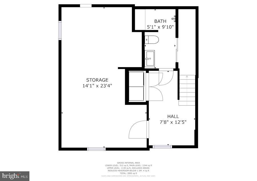 4823 Alton Place Northwest Washington, DC 20016 - Photo 49 of 49 Basement Floor Plans 512 sq ft