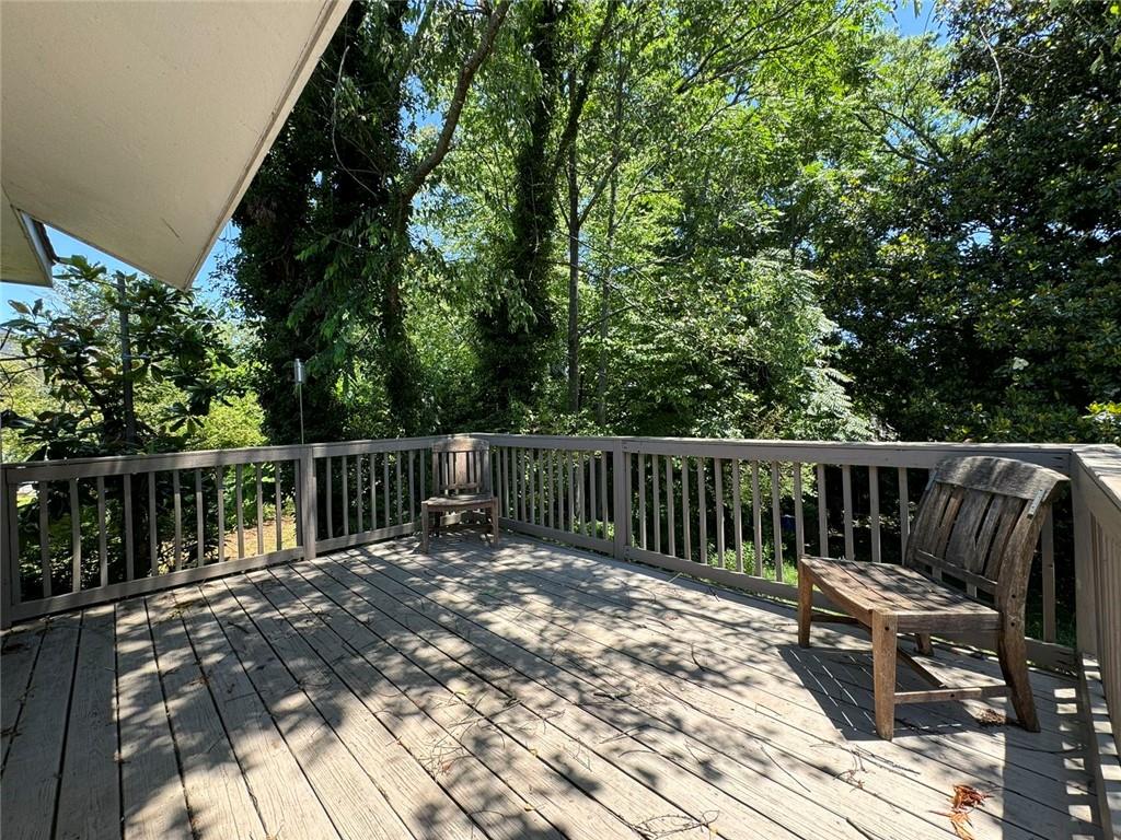 190 Cleveland Street Southeast Atlanta, GA 30316 - Photo 25 of 31 a view of balcony with wooden floor and fence