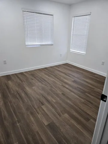 wooden floor in an empty room