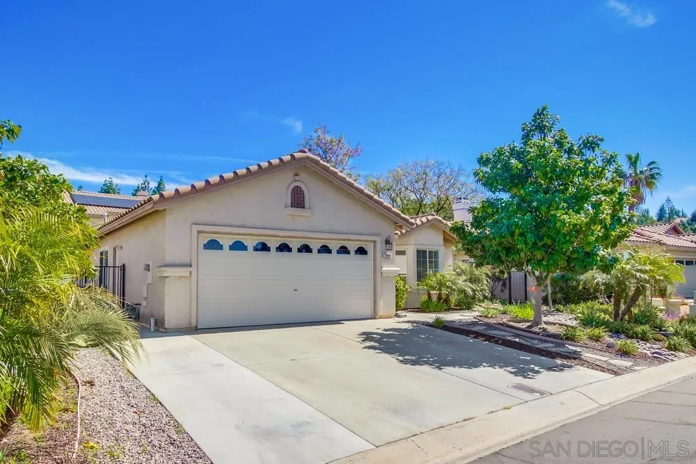 1966 Verbena Terrace Alpine, CA 91901 - Photo 2 of 41 a view of garage and yard