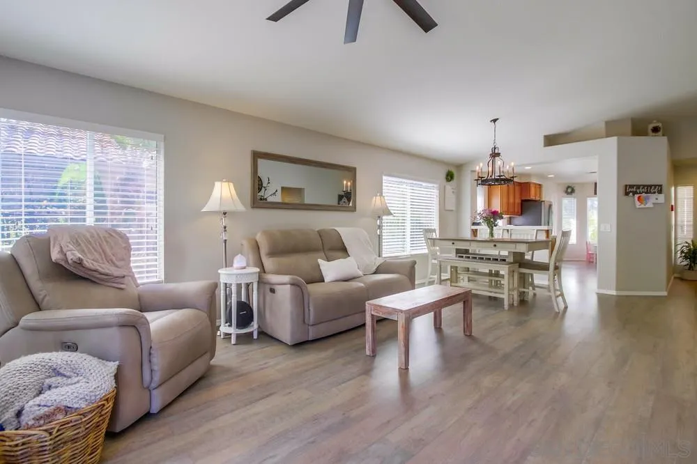 1966 Verbena Terrace Alpine, CA 91901 - Photo 9 of 41 a living room with furniture and a wooden floor