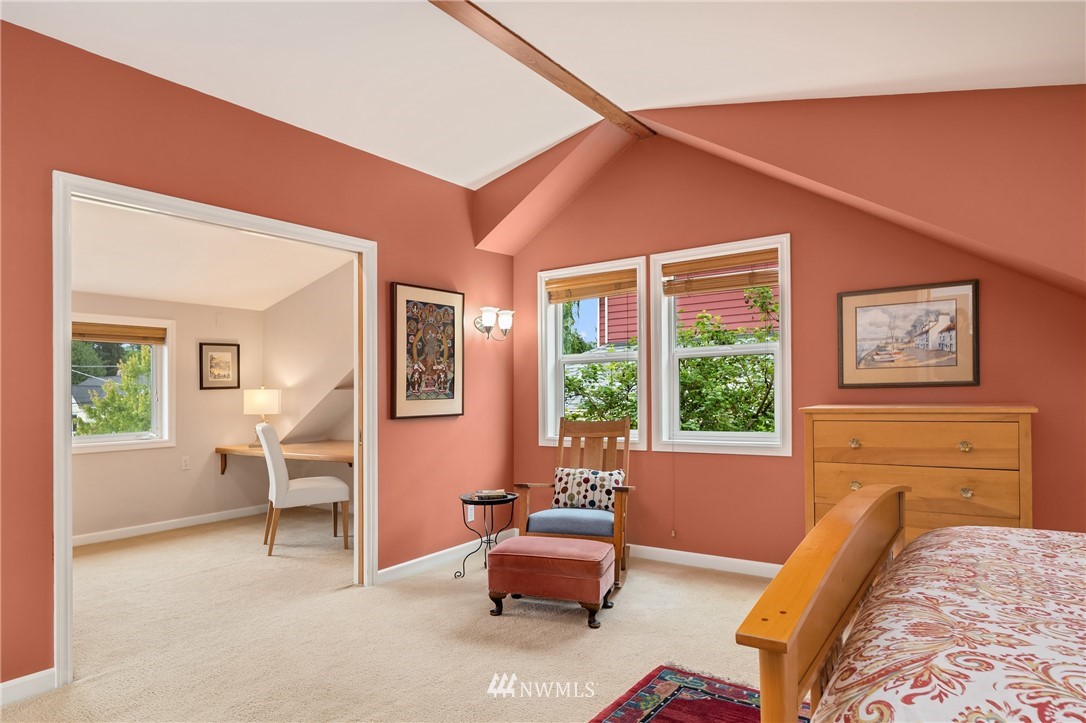 2315 North 57th Street Seattle, WA 98103 - Photo 27 of 35 a bedroom with furniture and a window