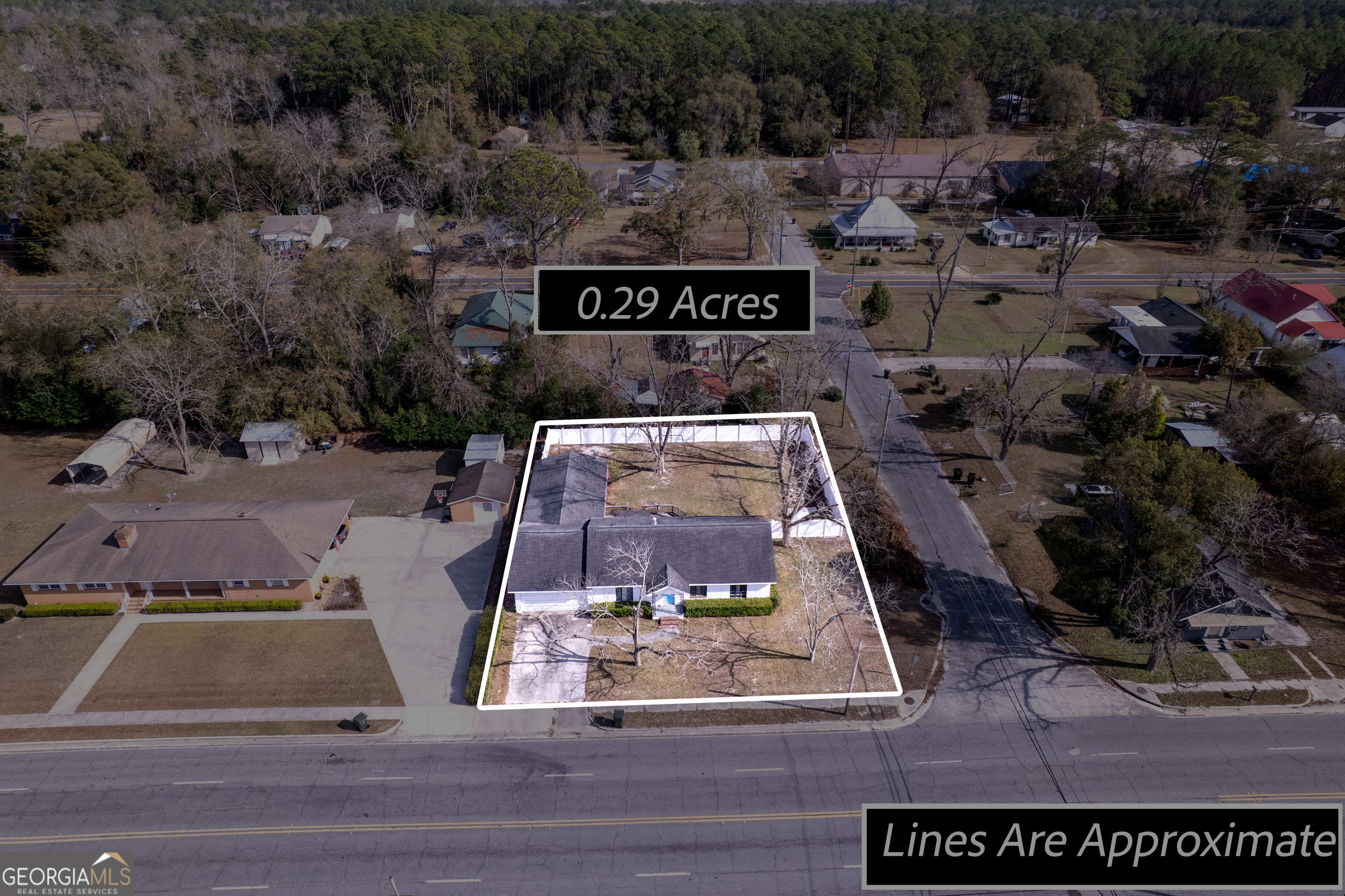 1615 Brunel Street Waycross, GA 31501 - Photo 28 of 28 a view of swimming pool with yard