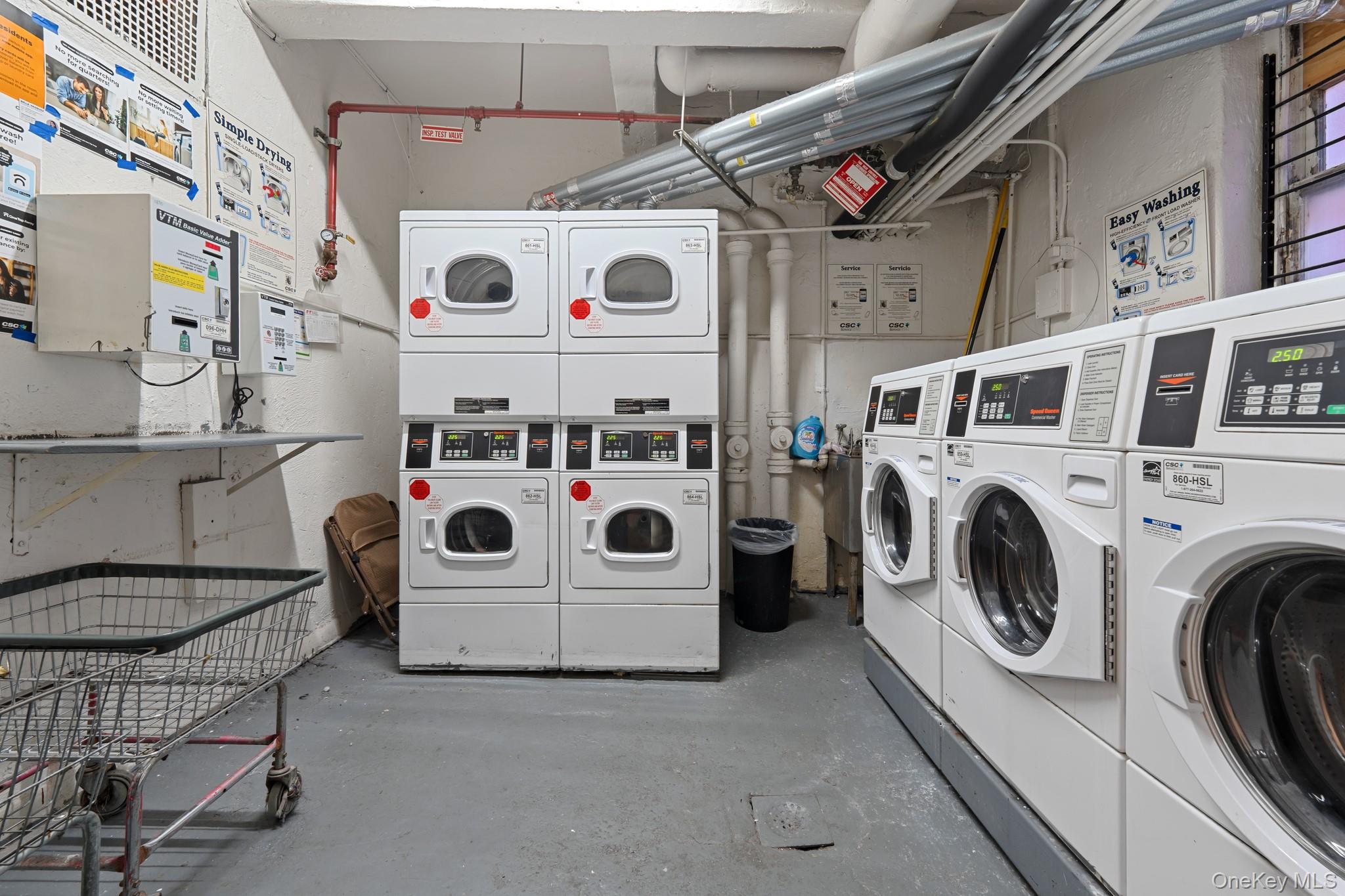 2830 Briggs Avenue, Unit 4F Bronx, NY 10458 - Photo 13 of 16 Community laundry with estacked washer and dryer and independent washer and dryer