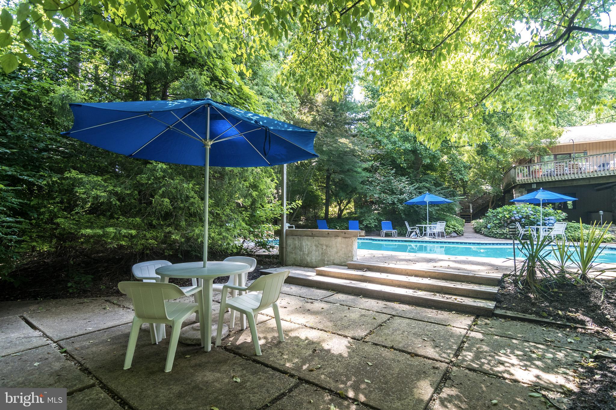 627 Harts Ridge Road Conshohocken, PA 19428 - Photo 46 of 51 Patio at Pool