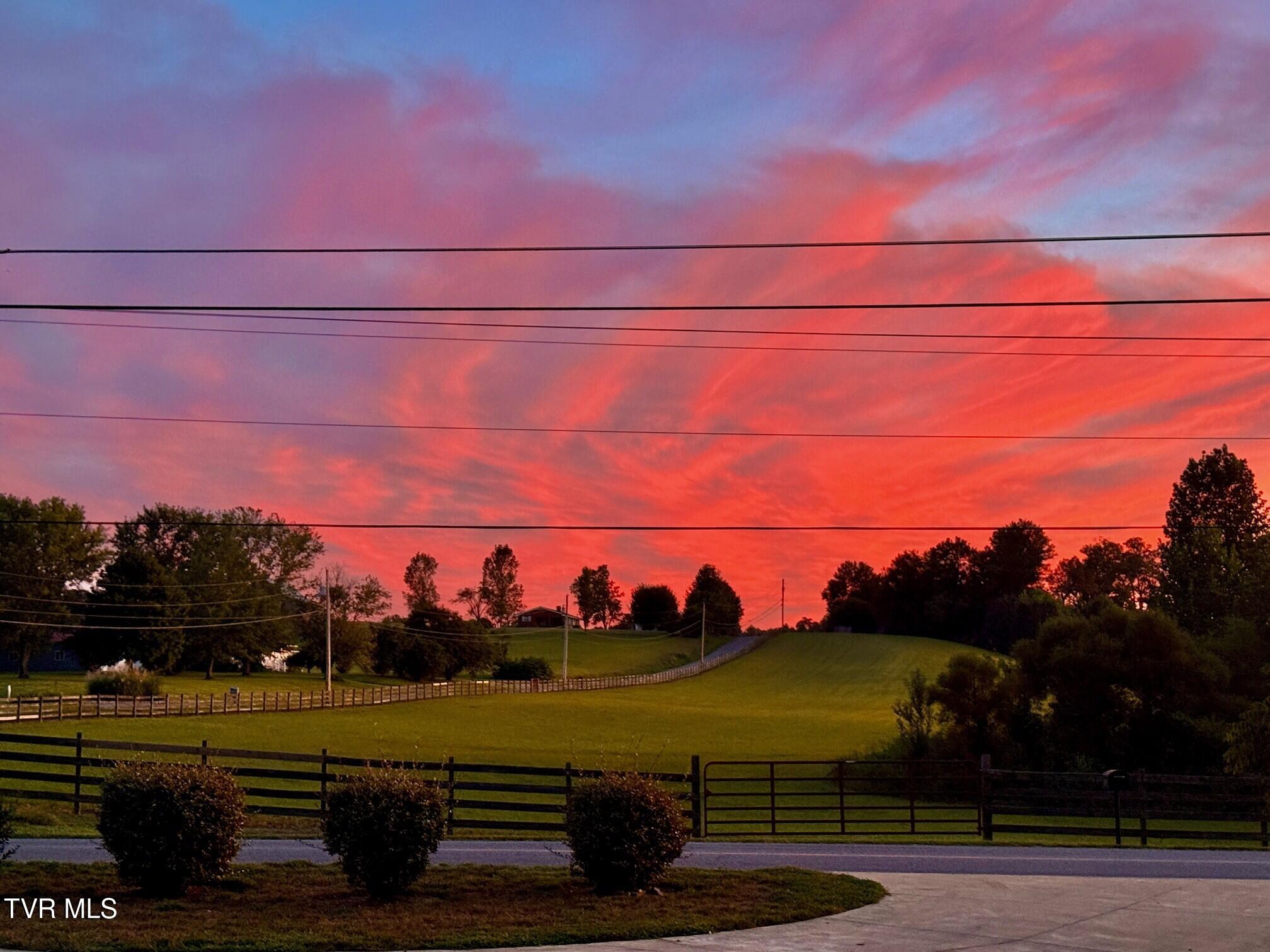 375 Middle Creek Road Afton, TN 37616 - Photo 119 of 119 Sunset - Looking out front door