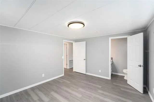 wooden floor in an empty room