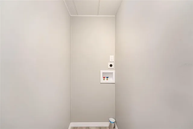 a view of a small space