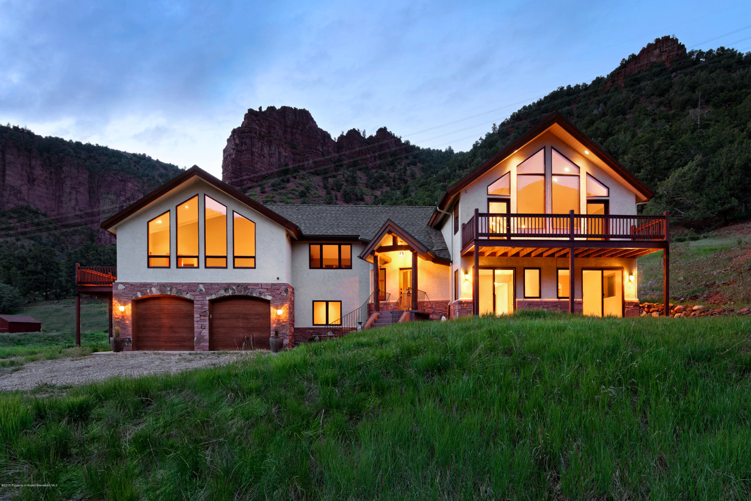 217 Castle Lane Basalt, CO 81621 - Photo 2 of 22 217CastleDusk_HiRes_01