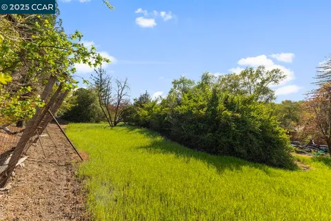 a view of backyard with green space