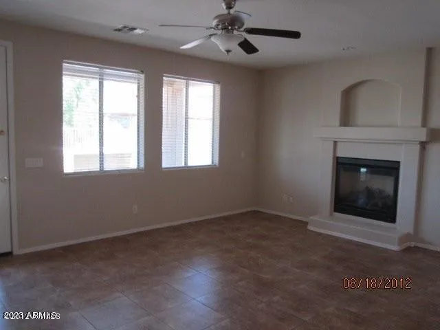 a view of a livingroom with a fireplace