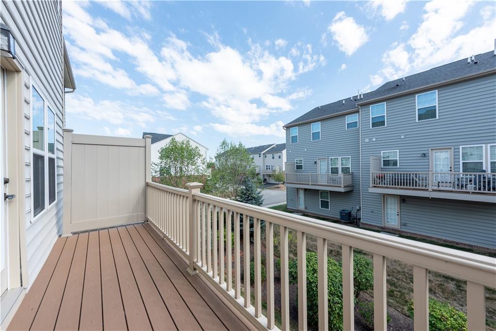 2104 Pointe View Drive Mars, PA 16046 - Photo 11 of 24 Cute little balcony is perfect just to relax after a long day.