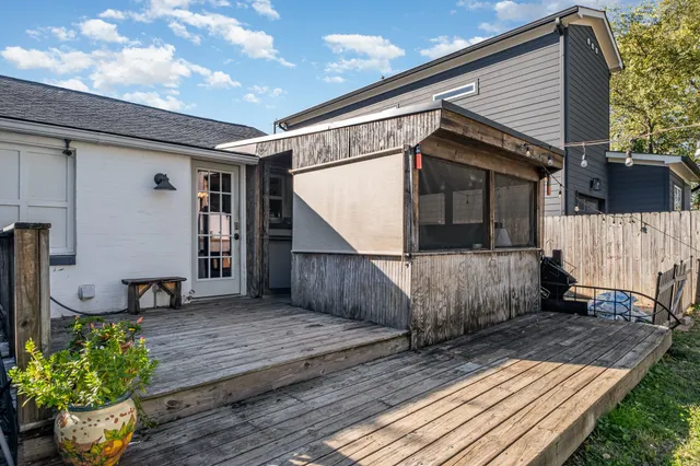 a view of a house with a patio