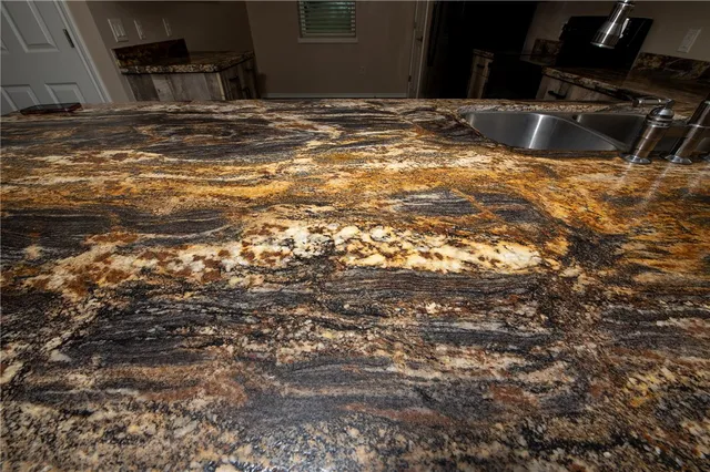 a view of a backyard of a house