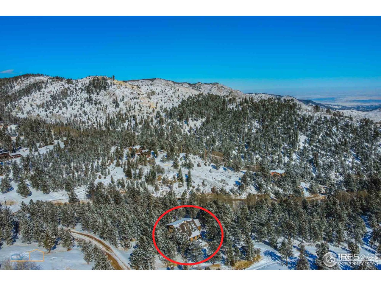 31 Rim Road Boulder, CO 80302 - Photo 35 of 40 Aerial view