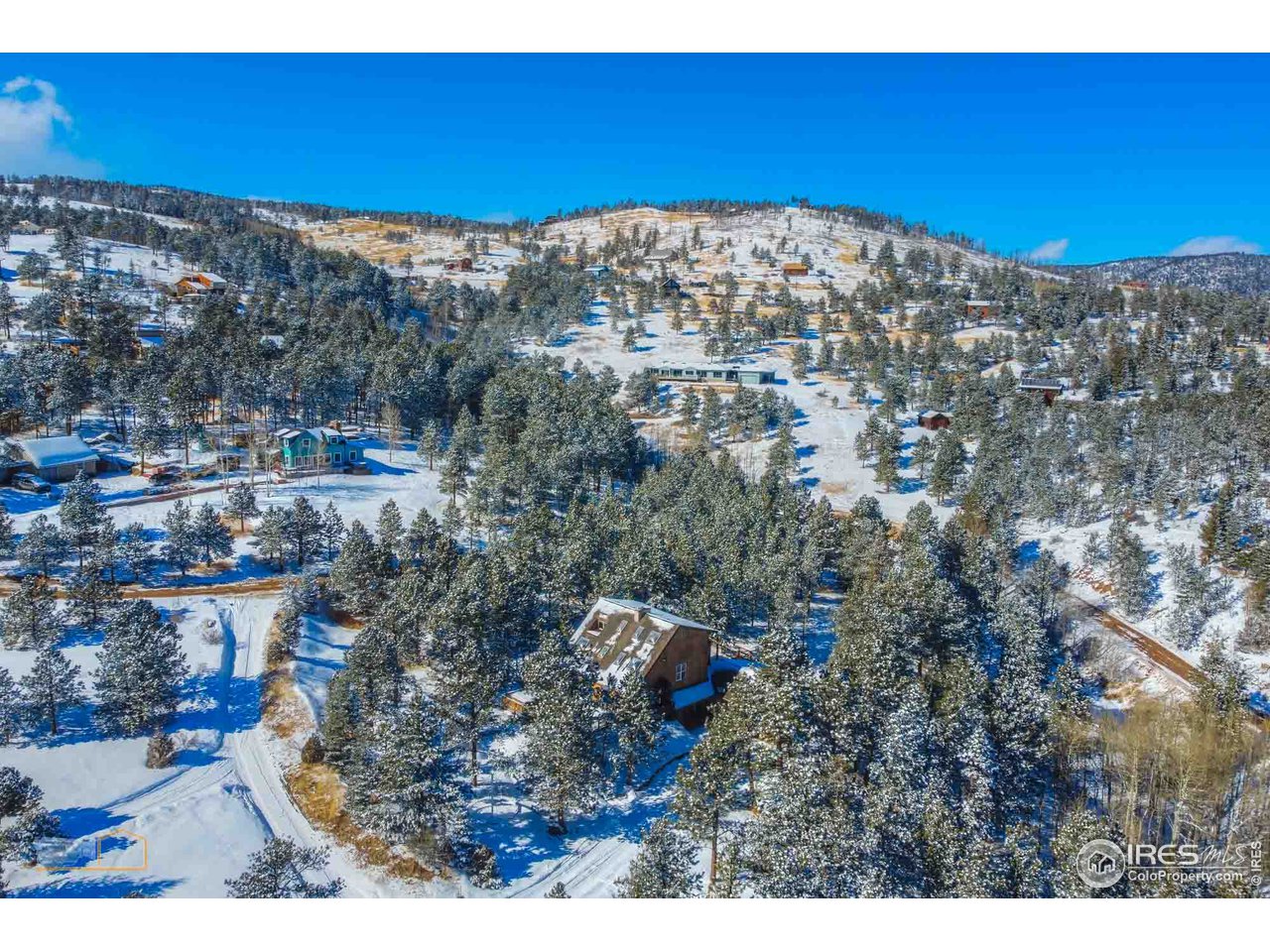 31 Rim Road Boulder, CO 80302 - Photo 5 of 40 Aerial view