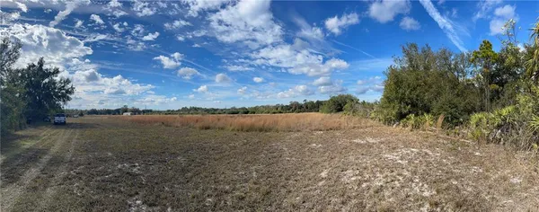 a view of a yard next to a building