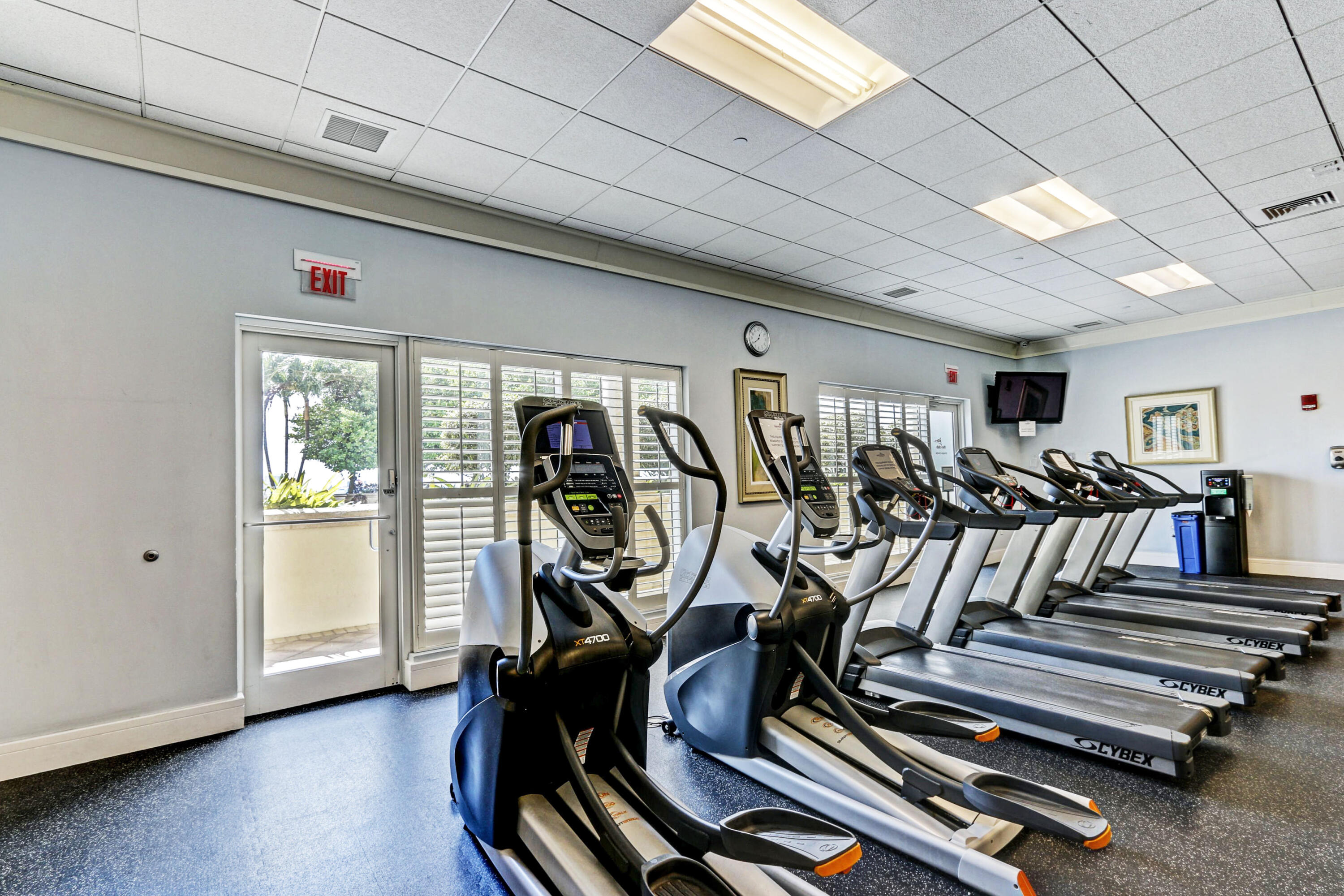 2640 Lake Shore Drive, Unit 115 Riviera Beach, FL 33404 - Photo 46 of 59 a view of a room with gym equipment