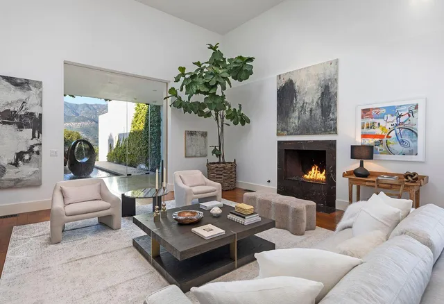 a kitchen with cabinets and window