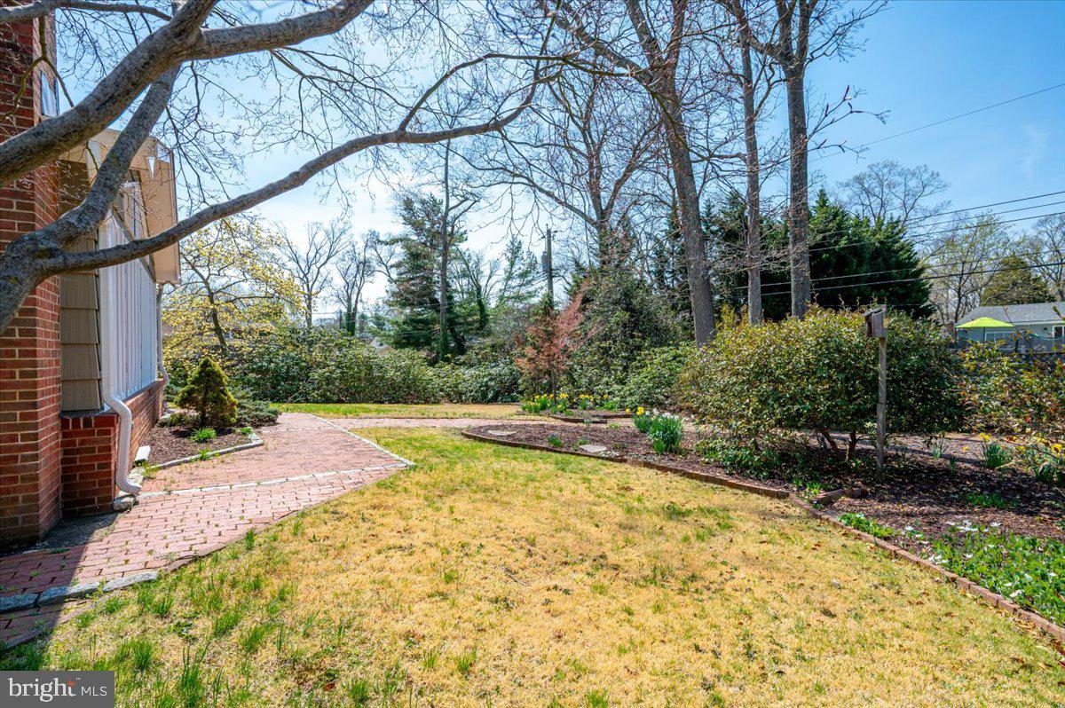 162 Sillery Bay Road Pasadena, MD 21122 - Photo 6 of 41 a view of back yard with yellow lighting