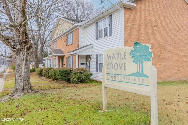 a sign on the side of a building