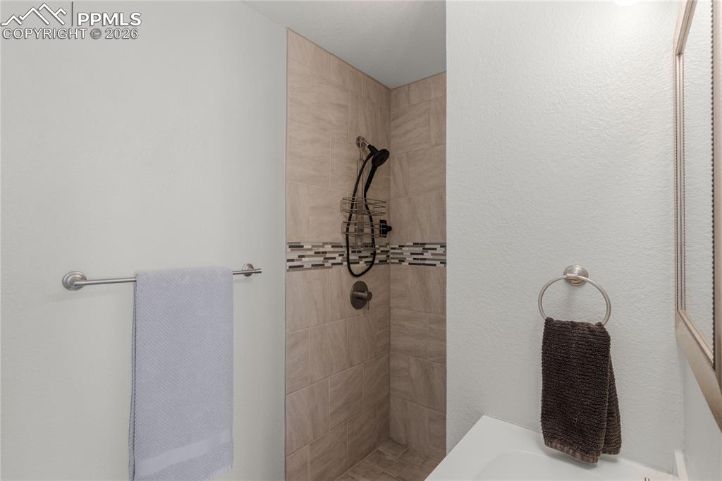 1703 Harrow Road Colorado Springs, CO 80906 - Photo 23 of 32 Full bath featuring a tile shower