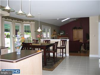 401 Augusta Drive East Reading, PA 19608 - Photo 8 of 10 a kitchen with a dining table and chairs