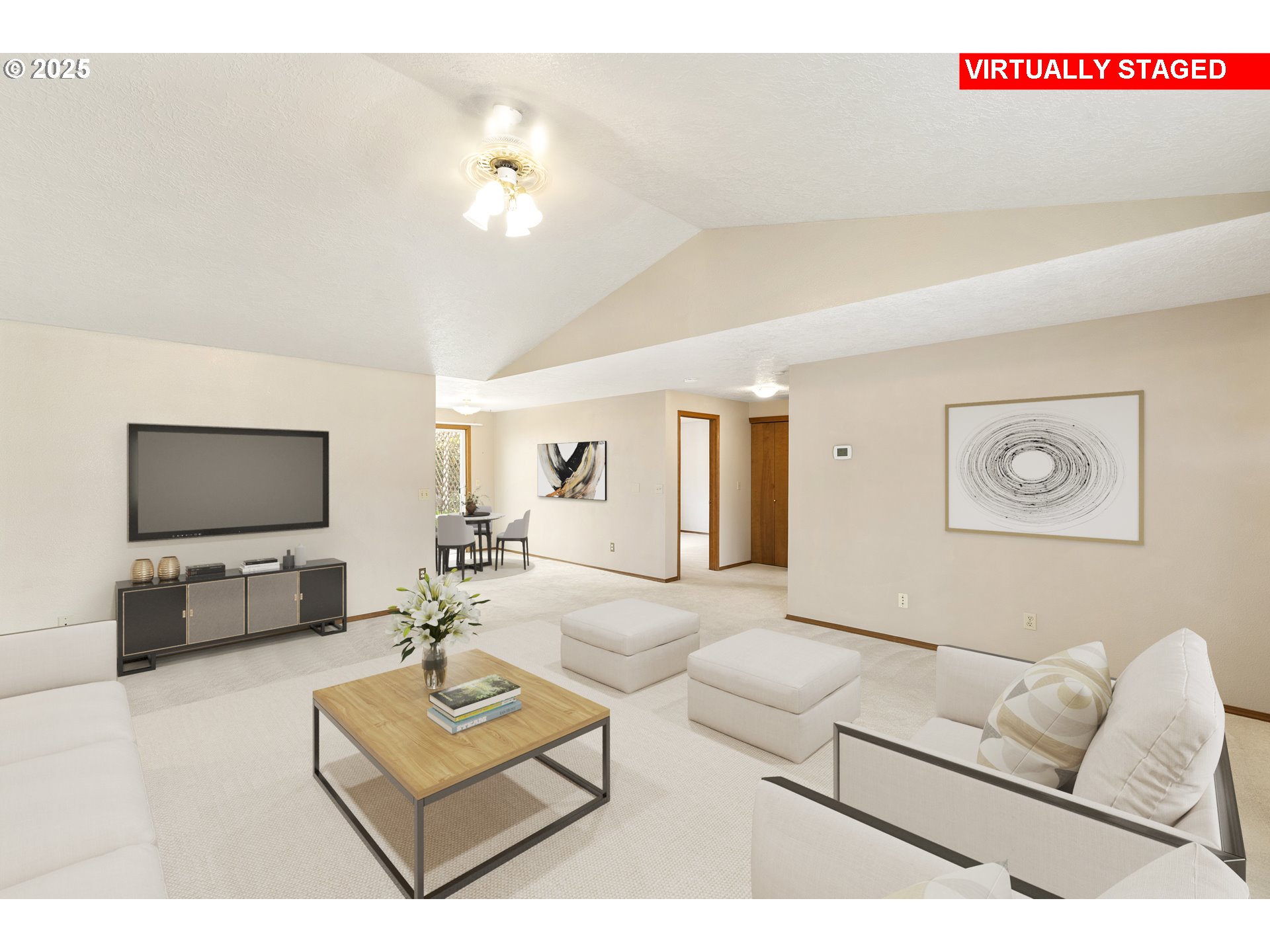 1609 Johnson Drive Newberg, OR 97132 - Photo 12 of 41 a living room with furniture and a flat screen tv