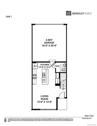 a picture of a room with a white wall and sign