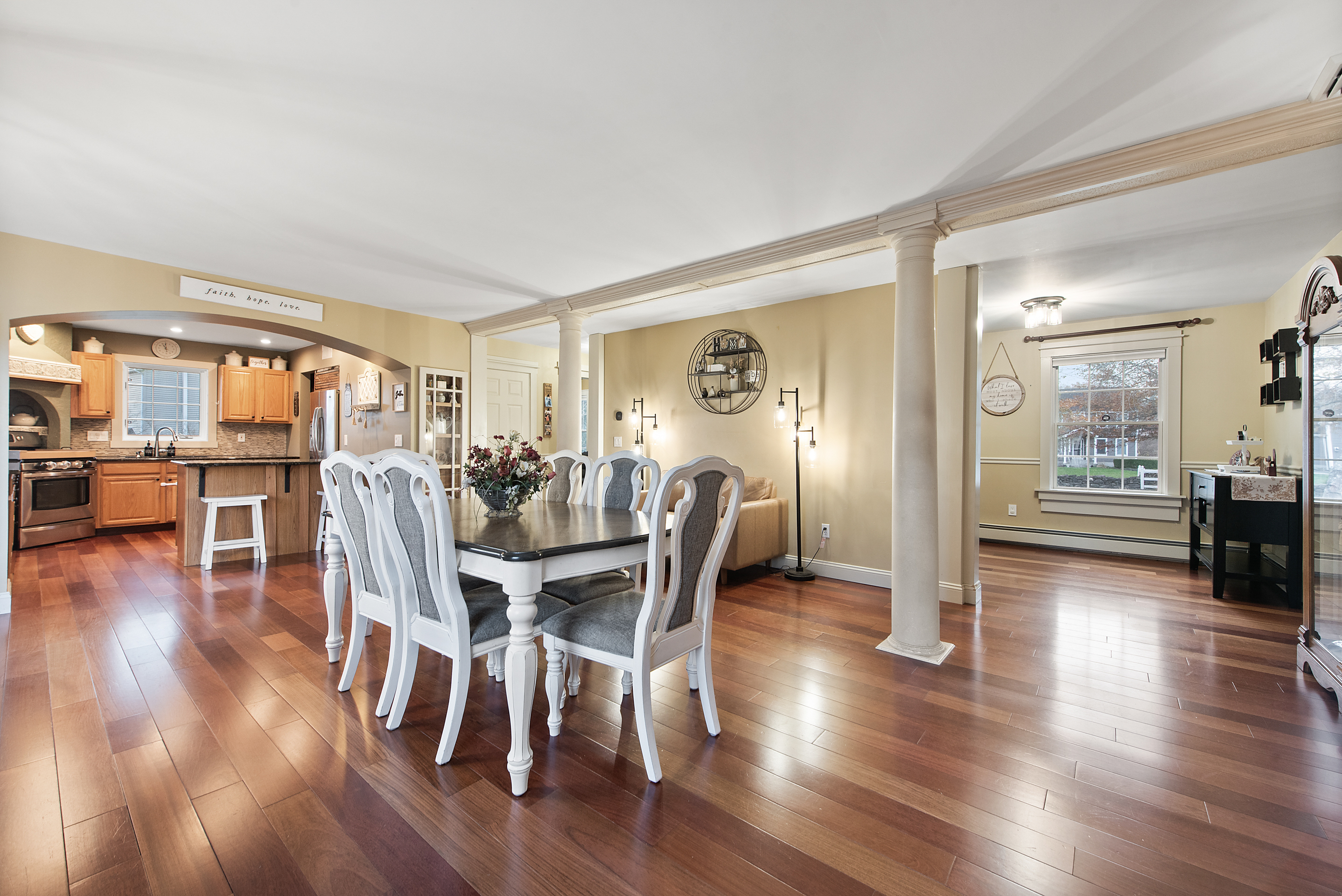 5 Race Track Hollow Middlefield, CT 06455 - Photo 11 of 40 a view of a dining room with furniture and wooden floor