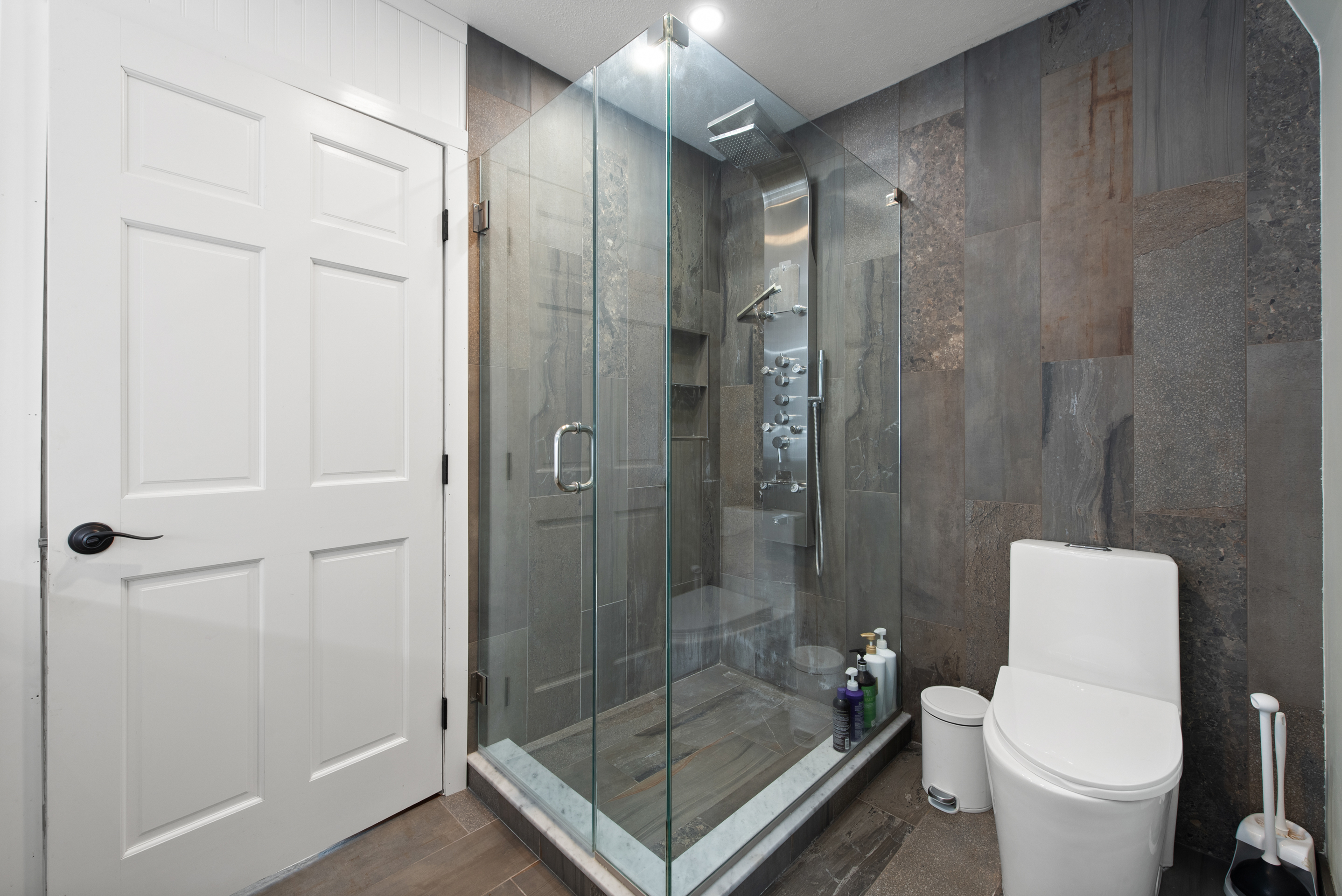 5 Race Track Hollow Middlefield, CT 06455 - Photo 19 of 40 a bathroom with a shower and toilet