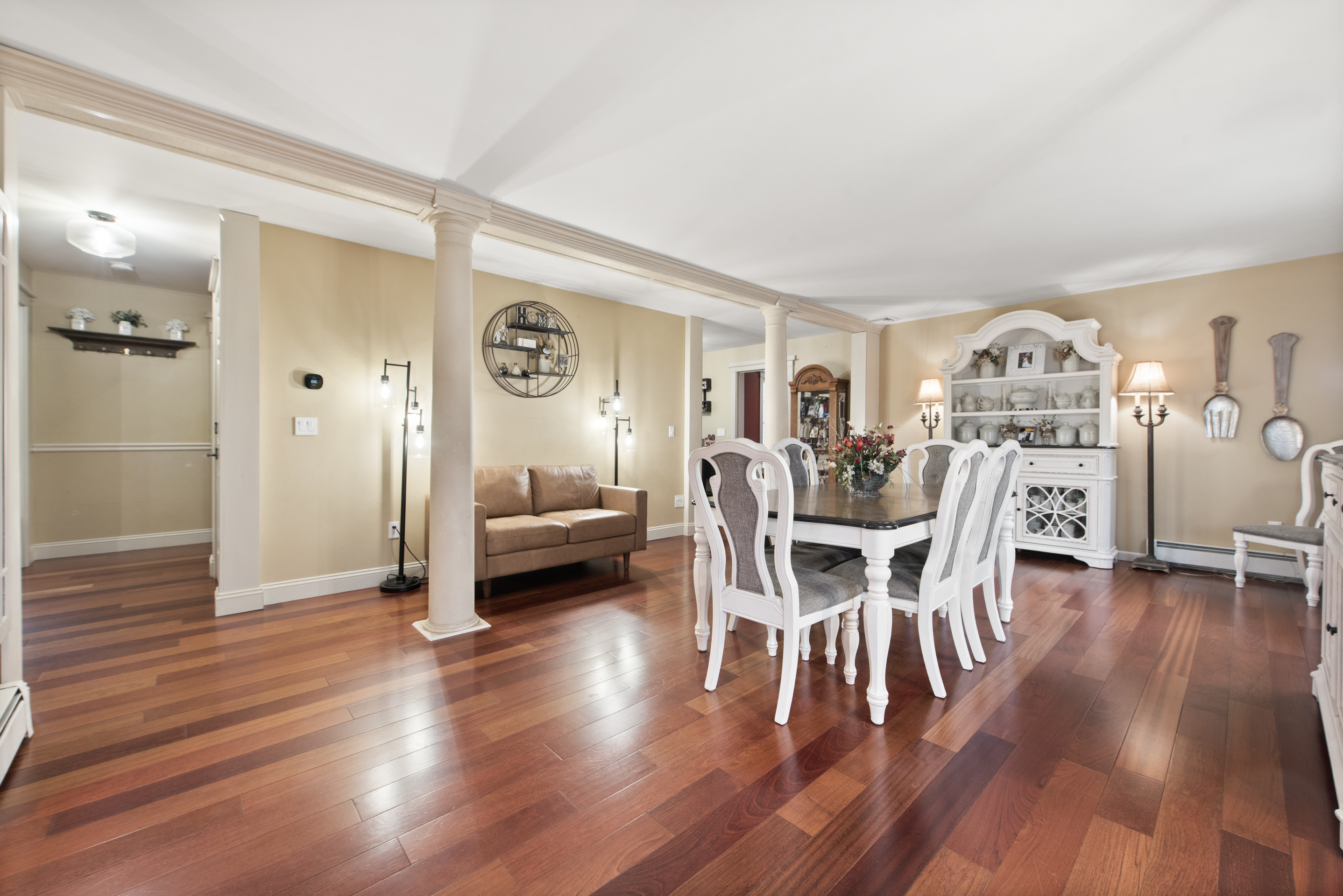 5 Race Track Hollow Middlefield, CT 06455 - Photo 10 of 40 a view of a dining room with furniture and wooden floor