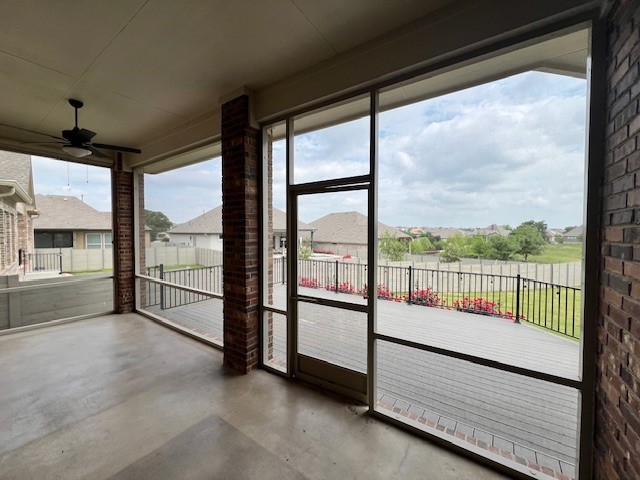 309 Buffalo Cave Road Georgetown, TX 78628 - Photo 19 of 22 a view of an empty room with a balcony