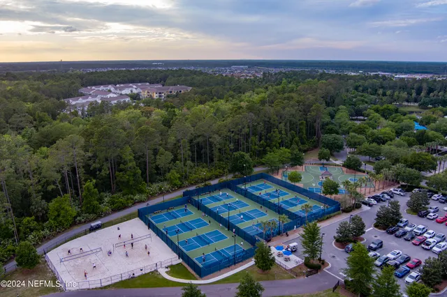 a view of a city from a balcony