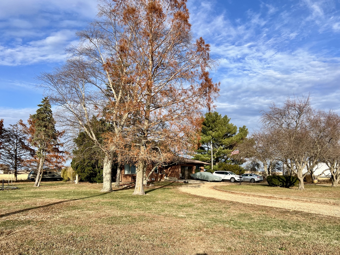 2102 County Road 2900 North Rantoul, IL 61866 - Photo 34 of 34 a street view with large trees